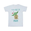 Star Wars Mens Yoda Best Mum T-Shirt (White) (S)