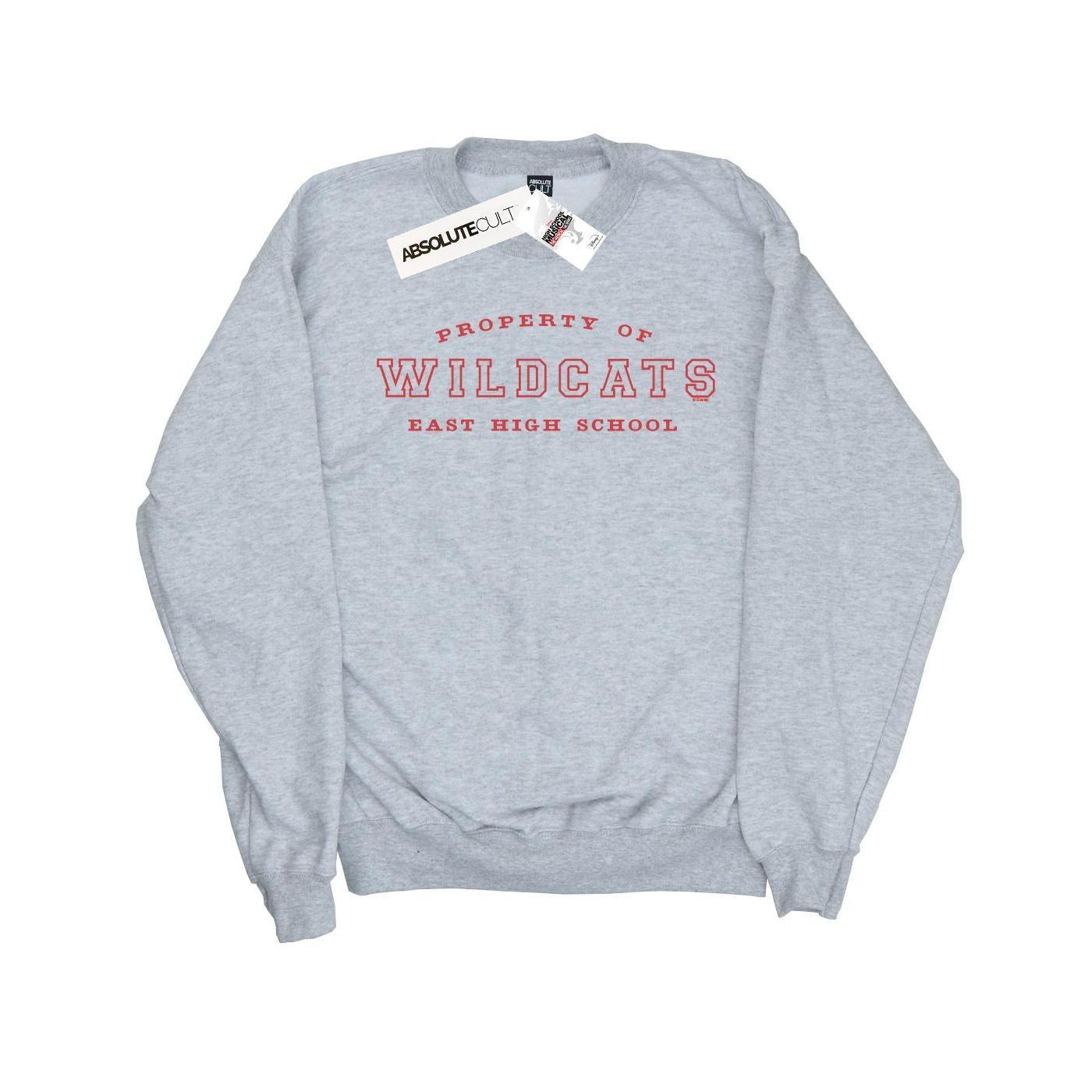 Disney Girls High School Musical The Musical Property Of Wildcats Sweatshirt (Sports Grey) (5-6 Years)
