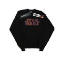 Star Wars Girls Chewbacca Logo Sweatshirt (Black) (12-13 Years)