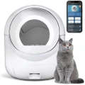 Advwin Self Cleaning Cat Litter Box Automatic Odor-Removal, WiFi APP Control, Anti-pinch Motor
