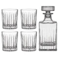 5pc Xavier Whisky 650ml Decanter Bottle/275ml Glasses Cup Drinkware Set Clear