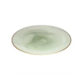 Ismay Round 21cm Glass Dinner Plate Food/Snack Dish Tableware/Dinnerware Green