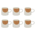 6x Ecology 340ml Stoneware Drinking Coffee Nomad Mug Dishwasher Safe Cup Papaya