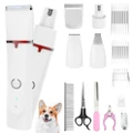 Advwin 4in1 Dog Grooming Pet Hair Clippers Trimmers Kit Rechargeable