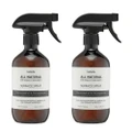 2x Ladelle All Natural Plant Grapefruit/Pomegranate 500ml Surface Cleaning Spray