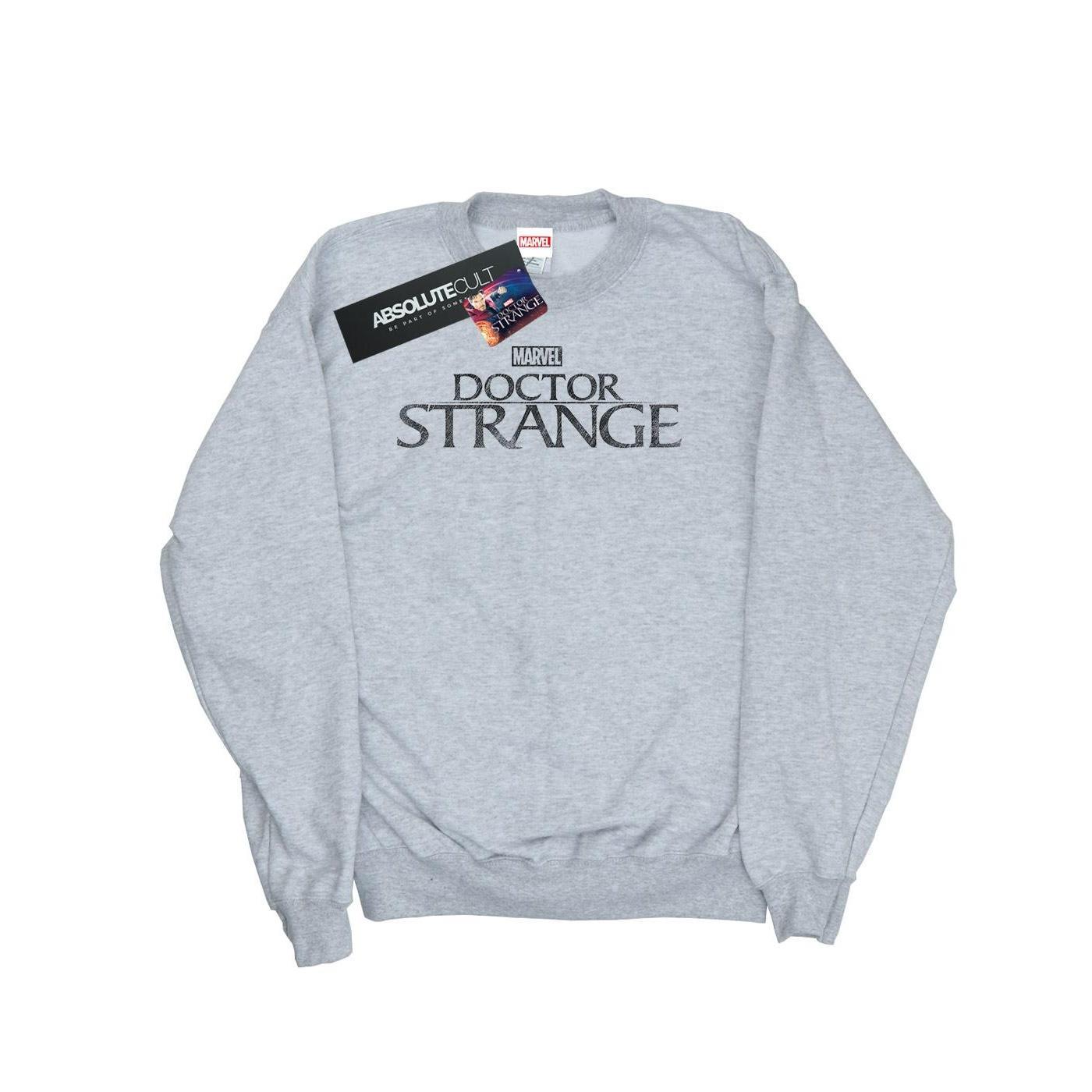 Marvel Boys Doctor Strange Logo Sweatshirt (Sports Grey) (5-6 Years)