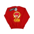 DC Comics Boys Flash My Hero Since Forever Sweatshirt (Red) (5-6 Years)