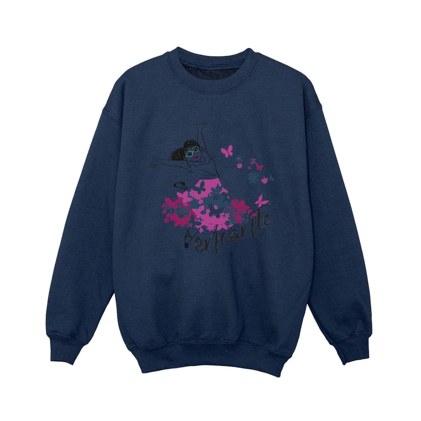 Disney Boys Encanto Mirabel Flower Sweatshirt (Navy Blue) (3-4 Years)
