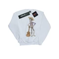 Disney Boys Coco Hector With Guitar Sweatshirt (White) (5-6 Years)