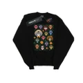 Disney Boys Coco Heads Pattern Sweatshirt (Black) (9-11 Years)