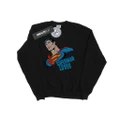 DC Comics Girls Superman Lover Sweatshirt (Black) (5-6 Years)