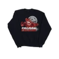 Marvel Boys The Falcon And The Winter Soldier Falcon Red Fury Sweatshirt (Navy Blue) (5-6 Years)