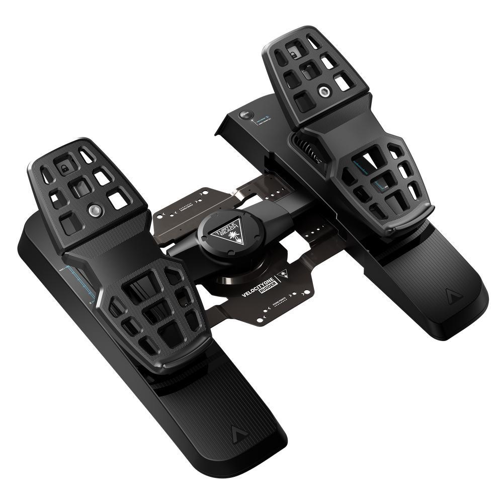Turtle Beach VelocityONE Universal Rudder Pedals Adjustable For Xbox/PC Black