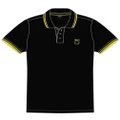 Nirvana Polo T Shirt Smile Face Band Logo new Official Mens Black
