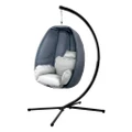 Patio Hanging Egg Hammock Pod With Stand