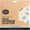 Eco Sponge Cloths, Set of 2 (Vintage Citrus Collection)
