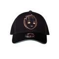 I Am Groot Baseball Cap 3D embroidered logo new Official Black Strapback
