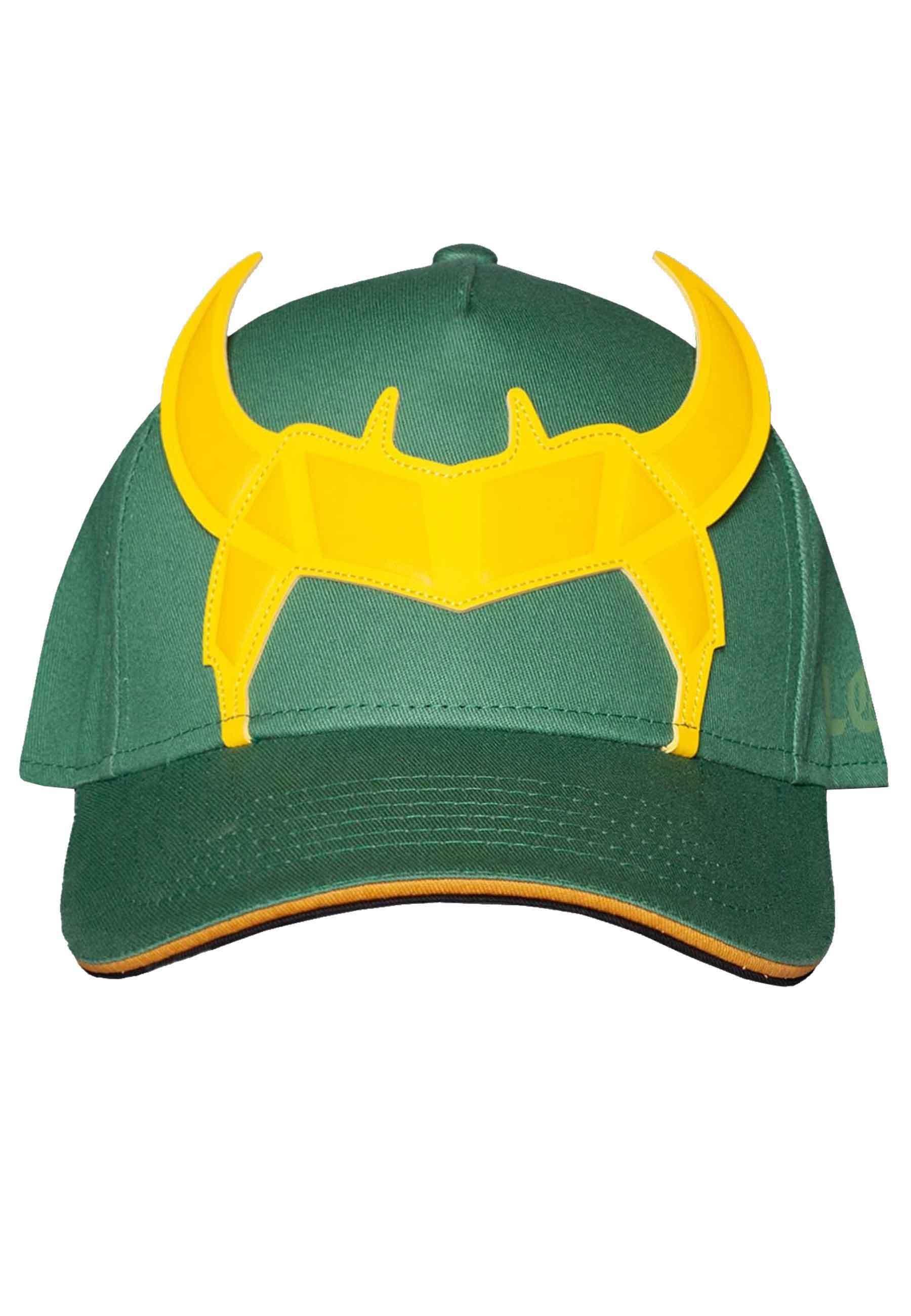 Loki Baseball Cap Novelty 3D Logo new Official Green Snapback