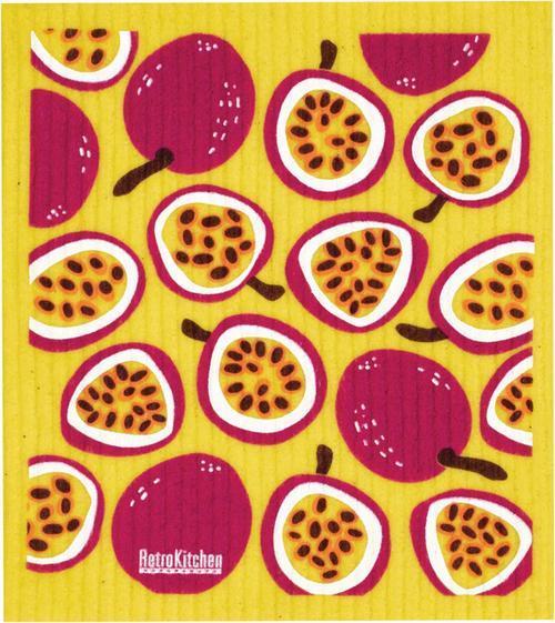 100% Compostable Sponge Cloth (Passionfruits)