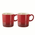 Baccarat Le Connoisseur Set of 2 Espresso Cups 90ml Size 6X6cm in Red