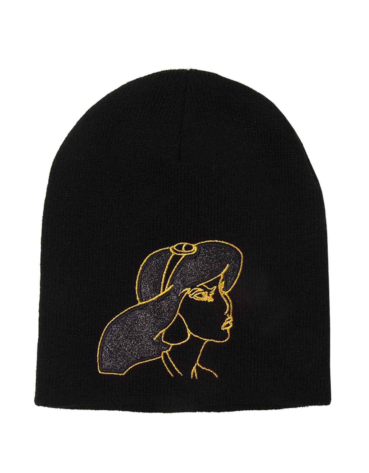 Aladdin Beanie Hat Jasmine profile new Official Disney Black One Size