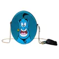 Aladdin Shoulder Bag Aladdin Genie Round Glitter new Official Disney Blue