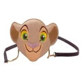 Lion King Shoulder Bag Nala Face Shaped new Womens Official Disney Brown