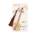 Chinese Style Bass Book Folder Book Clip Bamboo Bookmark Guitar Bookmark Lable