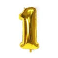Gold 32" Foil Number Balloon 81cm Rainbow Birthday Party Wedding