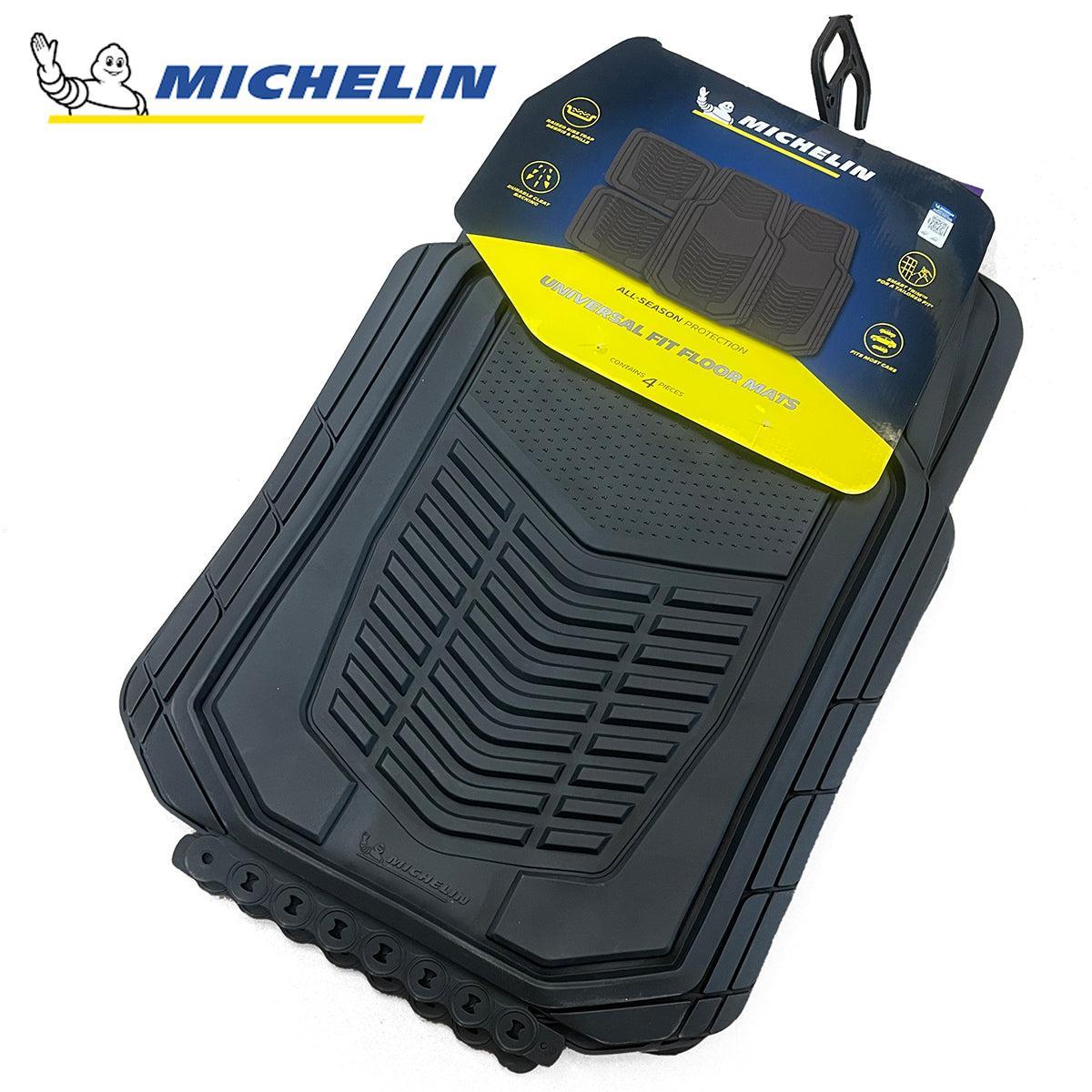 Michelin Car Floor Mat Universal Set Smart Trim for Vehicle 4 pcs Rubber Carpet