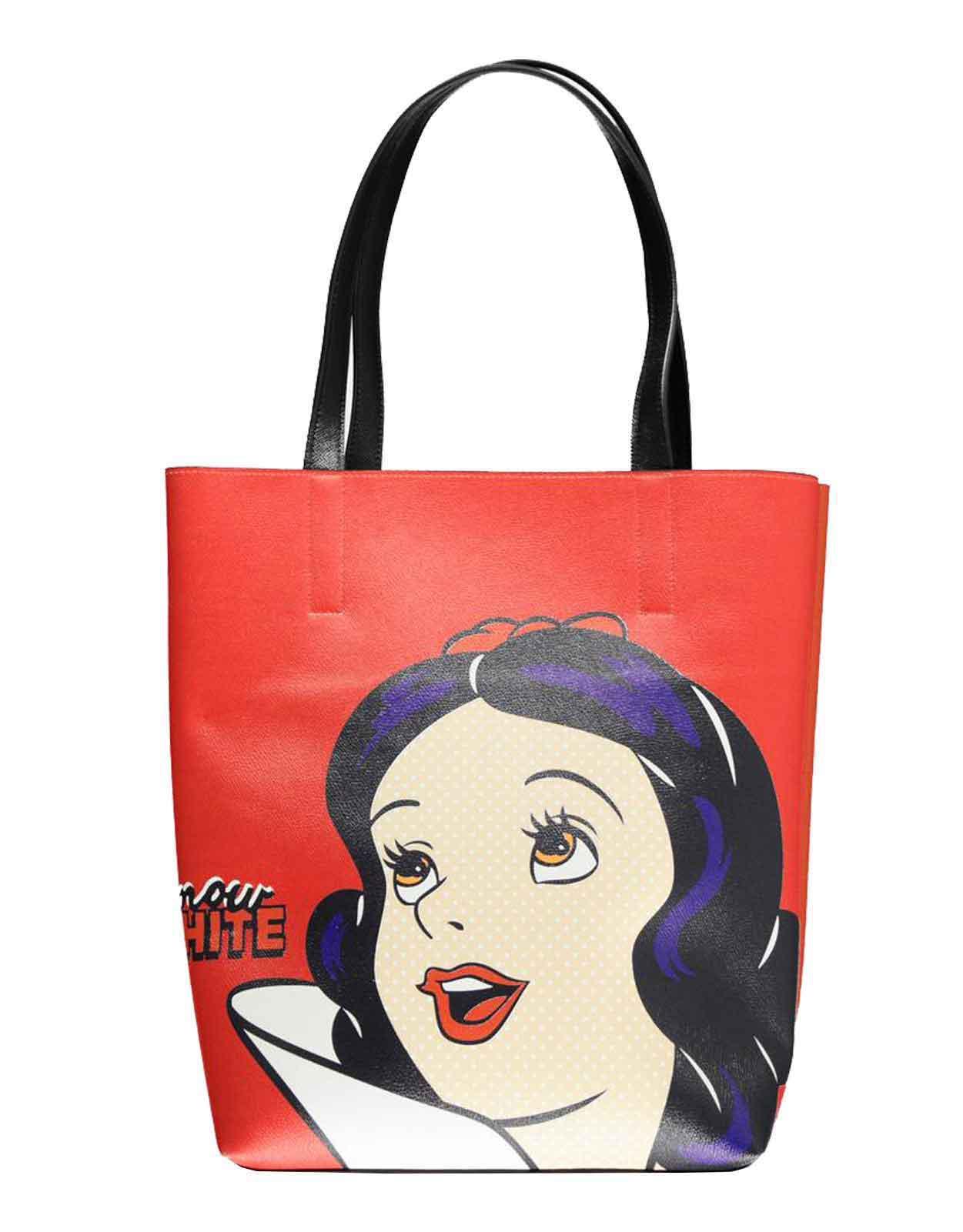 Snow White Shopper Bag Tote portrait Print new Official Disney Red One Size
