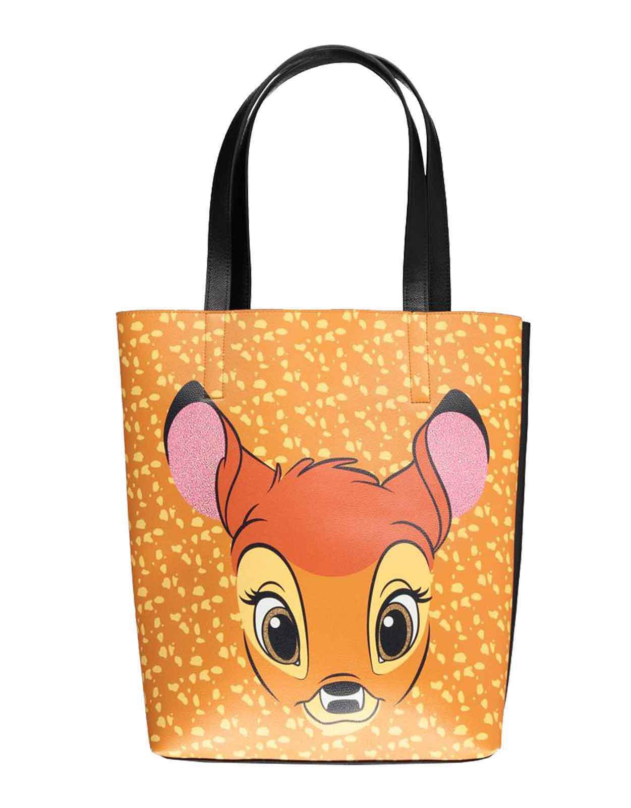Bambi Shopper Bag Tote portrait Print new Official Disney Brown One Size