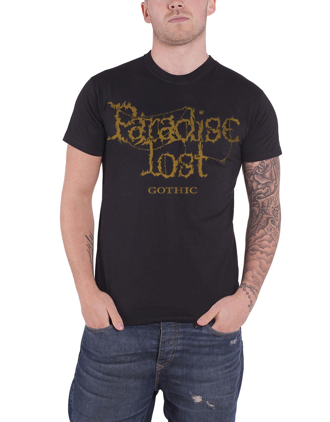 Paradise Lost T Shirt Gothic Band Logo new Official Mens Black