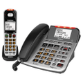 Uniden SSE47 + 1 Sight & Sound Enhanced Corded and Cordless Digital Phone System