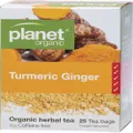 Herbal Tea Bags, 25 Pieces (Turmeric Ginger)