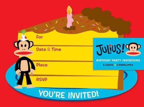 Julius!: Birthday Party Invitations