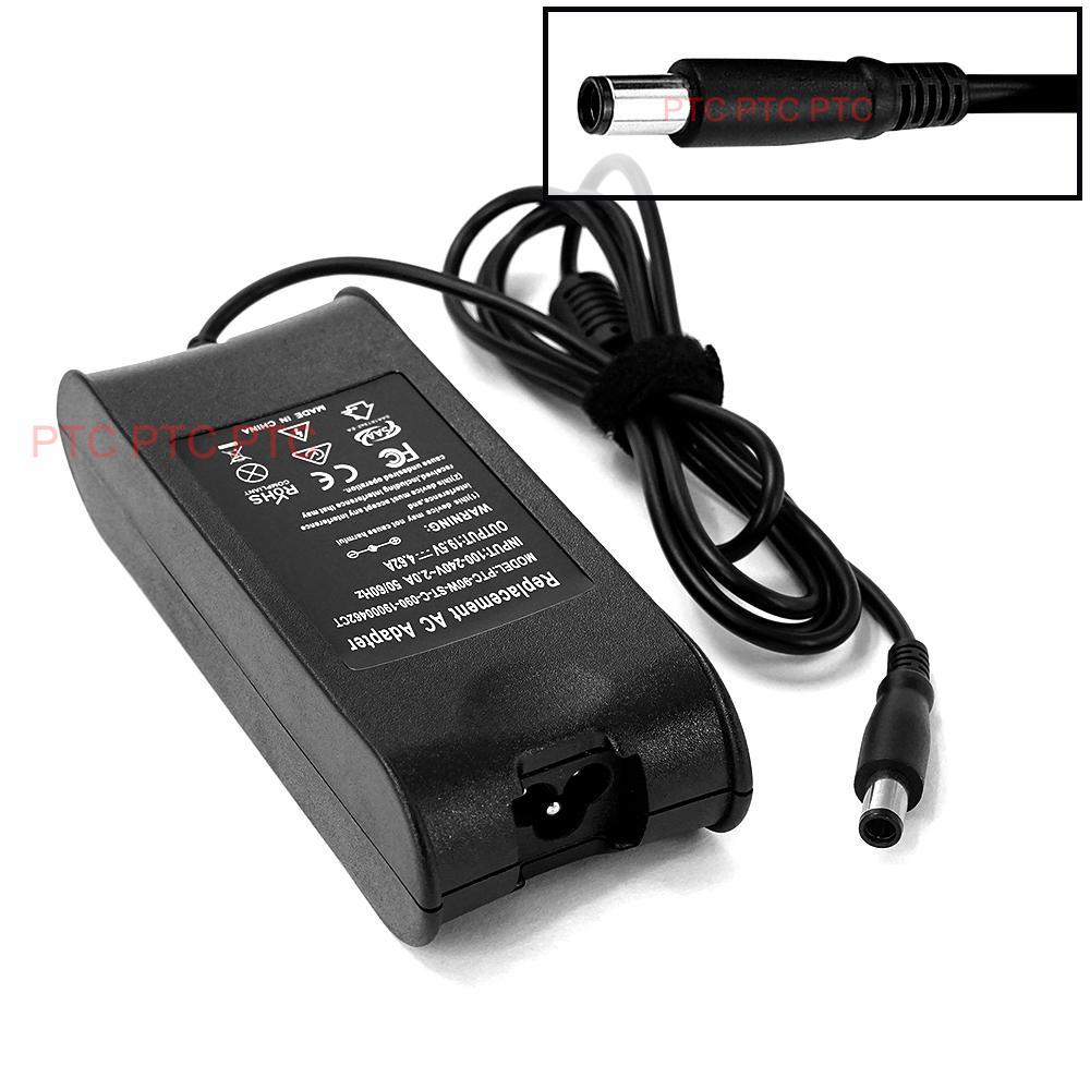Dell AC Adapter Charger, 19.5V 4.62A 90W, 7.4 x 5.0mm Connector for Inspiron 1300, 1320, 14R-4420, 14R-5420, 13R-3010 laptop