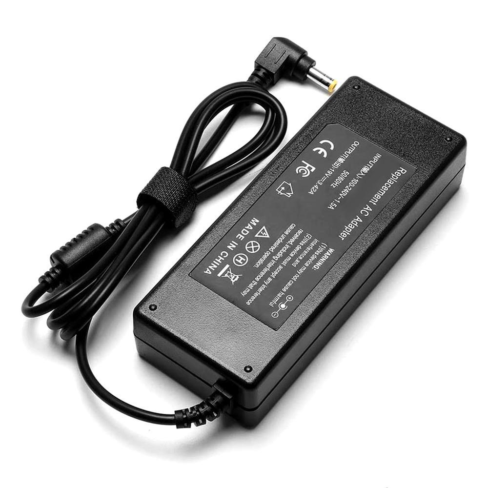 65W Laptop Charger AC Adaptor for Toshiba Satellite C850 L700 L750 L840 L850 L855 L870 Notebook, ASUS A52J F554L F55A K52J S300C S400C S500C X50GL X54H X550