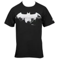 Batman Gotham Cityscape in Symbol T-Shirt Large