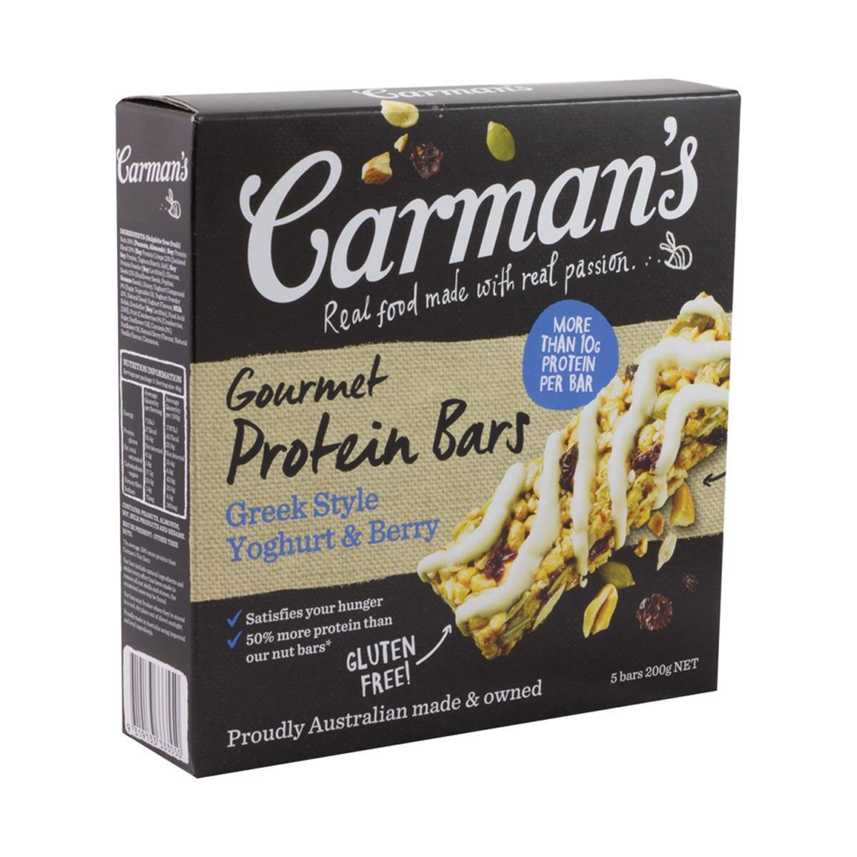 Carmans Yoghurt & Berry Protein Bar 6 Pack