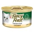 Purina Fancy Feast Chunky Chicken Cat Food 85gm x 24