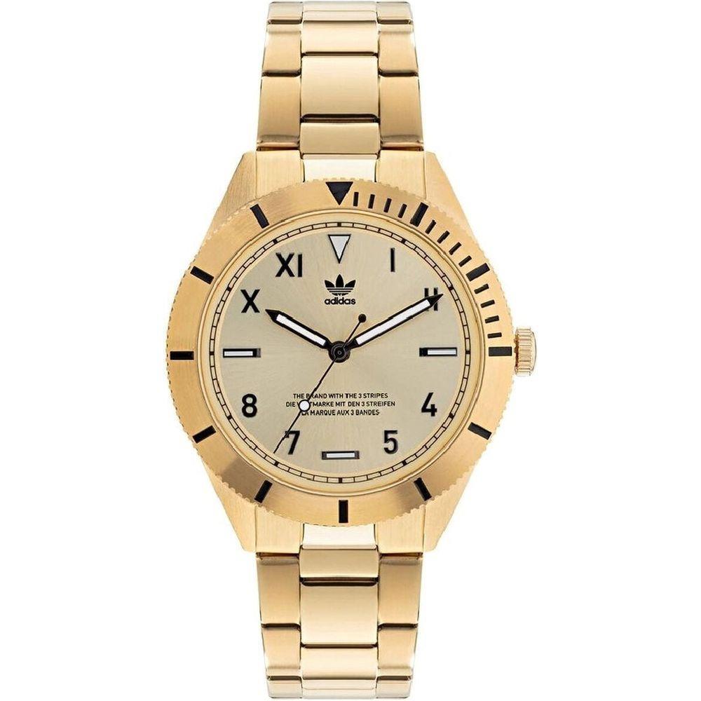 Golden Stainless Steel Quartz Wristwatch for Men - Adidas AOFH22062 (? 41 mm)