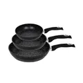 3-Piece Forged Frypan Set with Non-stick Coating