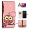 Owl TPU Phone Wallet Case Cover For Motorola MOTO G30 - (21252)