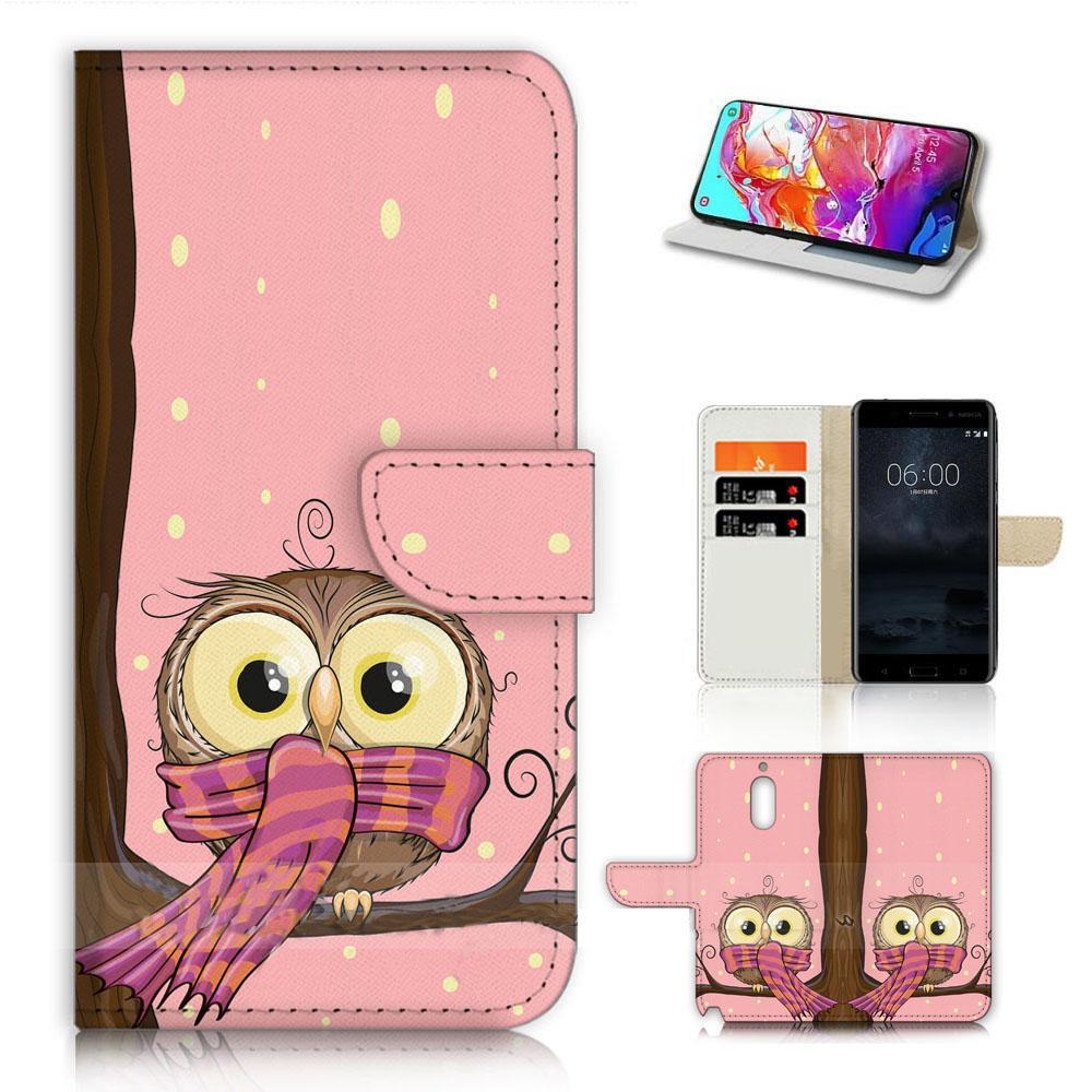 Owl TPU Phone Wallet Case Cover For Telstra Evoke Plus 2 - (21252)