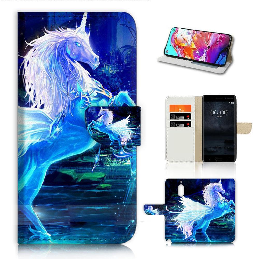 Unicorn TPU Phone Wallet Case Cover For Telstra Evoke Plus 2 - (21278)