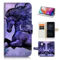 Unicorn TPU Phone Wallet Case Cover For Telstra Evoke Plus 2 - (21284)