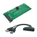 USB 3.0/2.0 external converter Adapter to Mini PCI-e mSATA SSD hard disk drive, support SSD ASUS Eee Slate EP121, ASUS UX31 UX21, Asus EP121