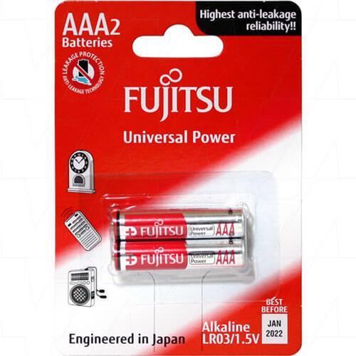 Fujitsu Alkaline Blister Universal Power (Pack of 2) - AAA
