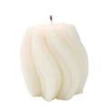 Urban Swirl 10cm Vanilla Scented Candle Home Fragrance Room Tabletop Decor Cream